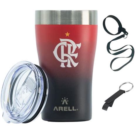 Copo T Rmico Do Flamengo Original Arell De Ml Tampa Chaveiro