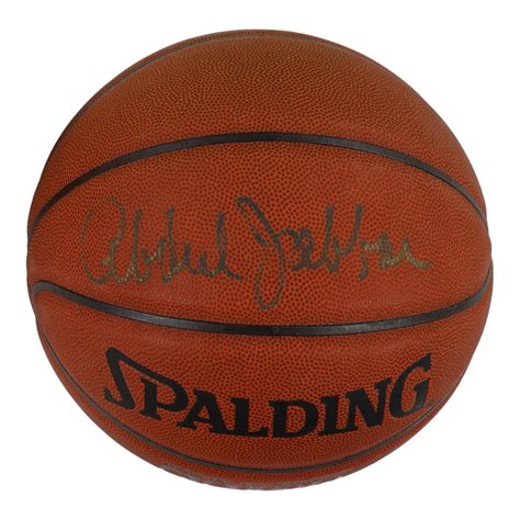 Kareem Abdul-Jabbar Signed NBA Basketball (JSA) | Pristine Auction