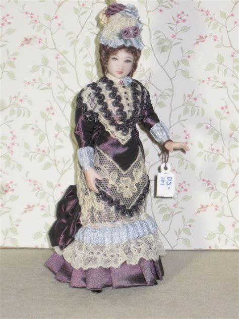 Deidra Spann Victorian Woman Doll Artisan Dollhouse Miniature Ds 101