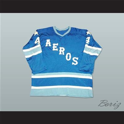 Mark Howe 4 WHA Houston Aeros Hockey Jersey