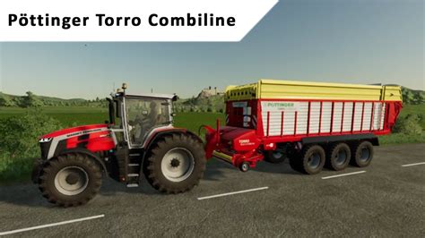 FS22 Pöttinger Torro Combiline Trailer LS22 YouTube