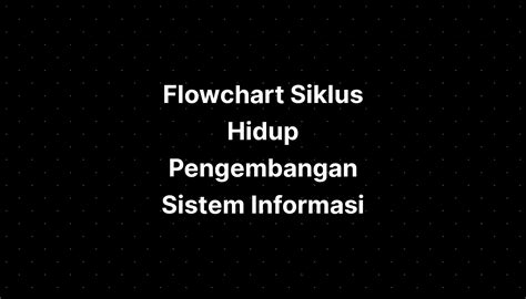 Flowchart Siklus Hidup Pengembangan Sistem Informasi Imagesee