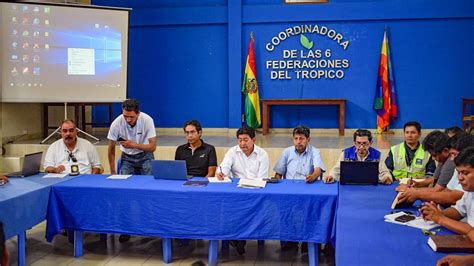 Gobierno Y Seis Federaciones Del Tr Pico De Cochabamba Acuerdan