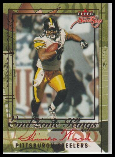 2004 Fleer Sweet Sigs End Zone Kings 9 EZK Hines Ward For Sale