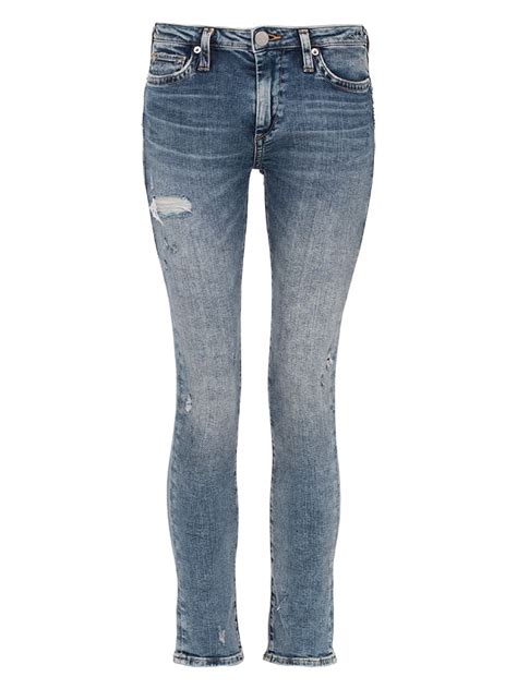 True Religion Spijkerbroek Cora Skinny Fit Blauw Goedkoop Kopen