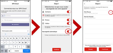 SFR Cloud comment installer et se connecter à l application sur Mobile