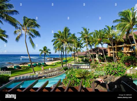 Kauai sheraton resort poipu beach hi-res stock photography and images ...