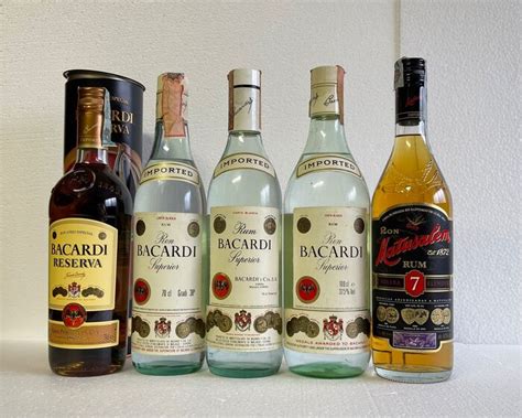 Bacardi Carta Blanca X 3 And Riserva Matusalem 7 B Catawiki