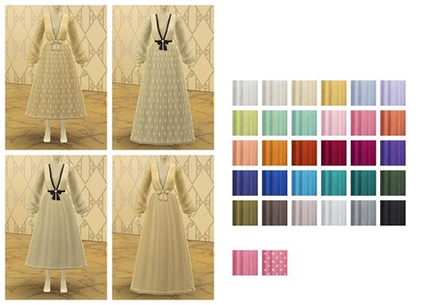 Atelier Scarlett Dress And Gown Set The Sims 4 Create A Sim Curseforge