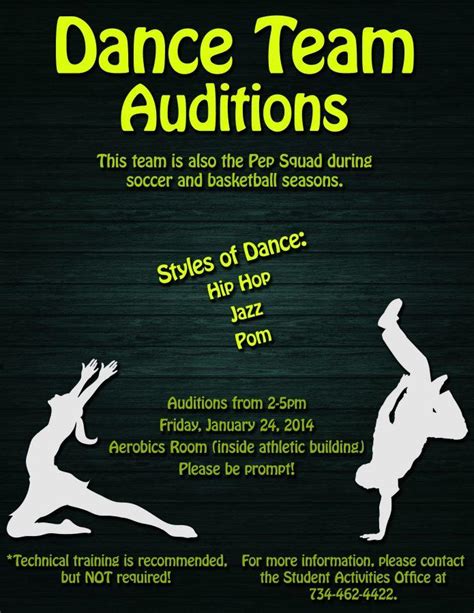 Dance Team Auditions copy – Schoolcraft Connection