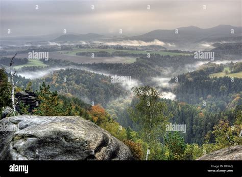 National park Saxon Switzerland Stock Photo - Alamy