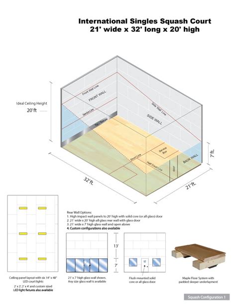 Squash Court Floor Construction Details Viewfloor Co