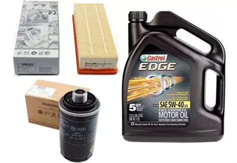 Kit Filtros Aceite Castrol Edge W Vw Vento Tsi En Venta En