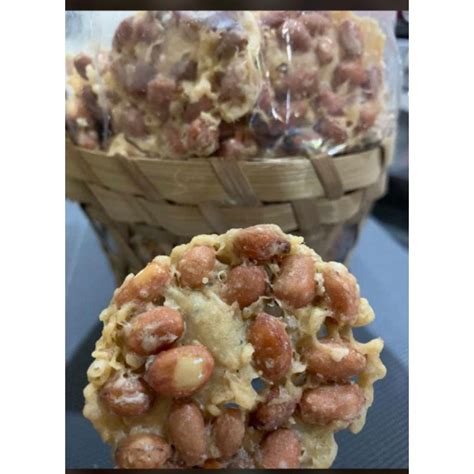 Jual Peyek Kacang Bulat Khas Jogja Camilan Rempeyek Kacang Gr