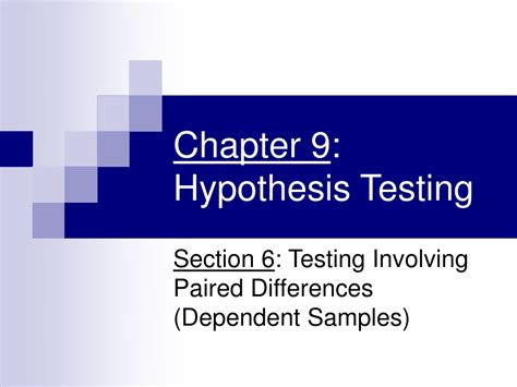 Ppt Chapter Hypothesis Testing Powerpoint Presentation Free