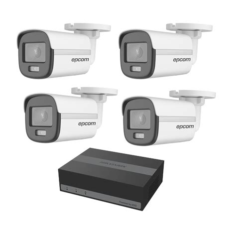 Compra EPCOM Kit de Videovigilancia de 4 Cámaras CCTV Bala EKIT04CV A