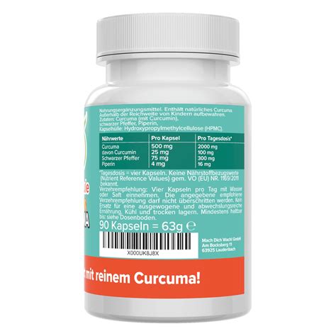 Curcuma Kapseln Vitamineule 90 St Shop Apotheke