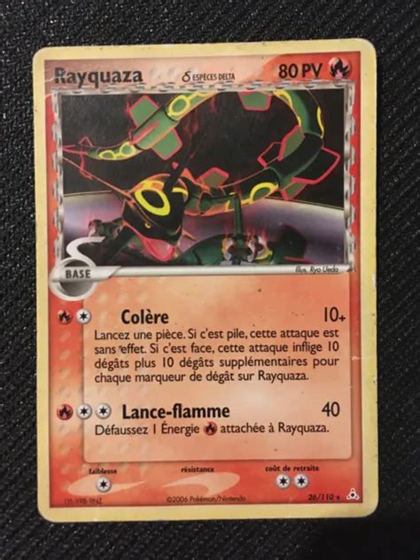 Carte Pok Mon Rayquaza Ex Fant Mes Holon Esp Ces Delta Eur