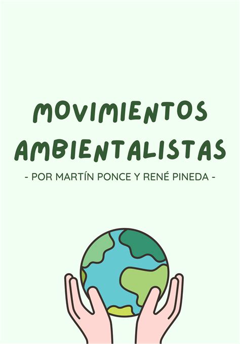 Movimientos Ambientalistas By Martin Ponce Issuu