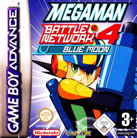 Mega Man Battle Network Blue Moon Cover Or Packaging Material