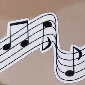 Pre Cut Music Notes Edible Strips Cake Wraps Musical Notes Etsy