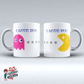 Mug Parejas Pacman MB18 Regalos Que Hablan