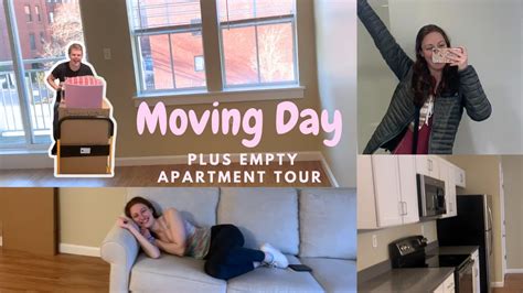 Apartment Moving Vlog Empty Apartment Tour Youtube