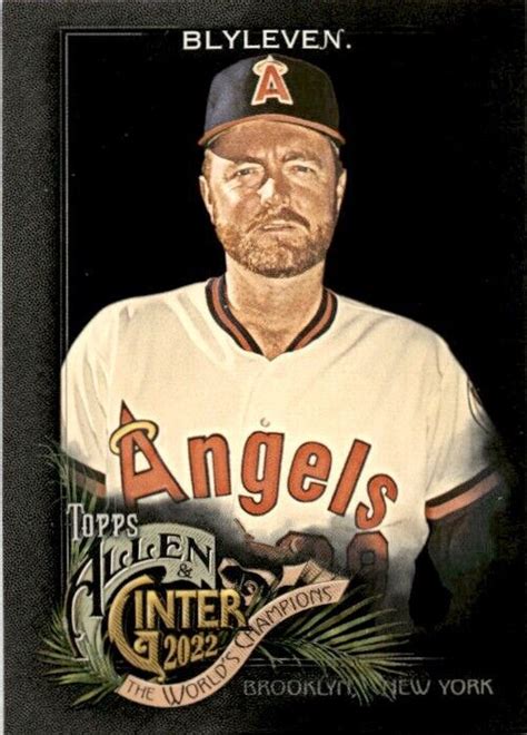 Topps Allen Ginter X Bert Blyleven California Angels Ebay