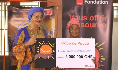 La Fondation Orange Guin E Lance Son Programme Coup De Pouce Guinee