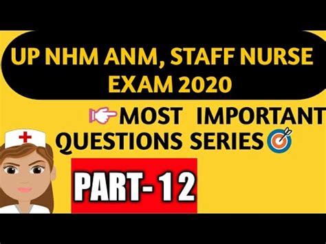 Up Nhm Up Nhm Anm Staff Nurse Exam Most Important