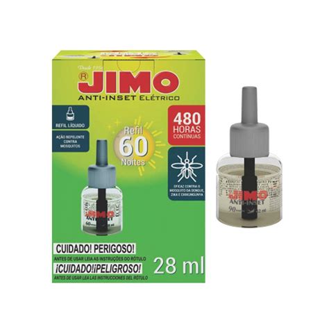 Jimo Anti Inset Refil Líquido 60 Noites Mosquitos Amazon br Casa