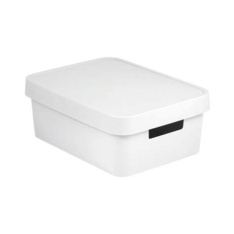 Caja Con Tapa Infinity Blanco 36 X 27 X 14 Cm CURVER