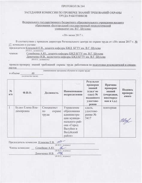 Протокол проверки трансформаторов тока образец заполнения