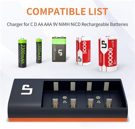 Best D Size Rechargeable Batteries And Their Chargers All About Battery Energy