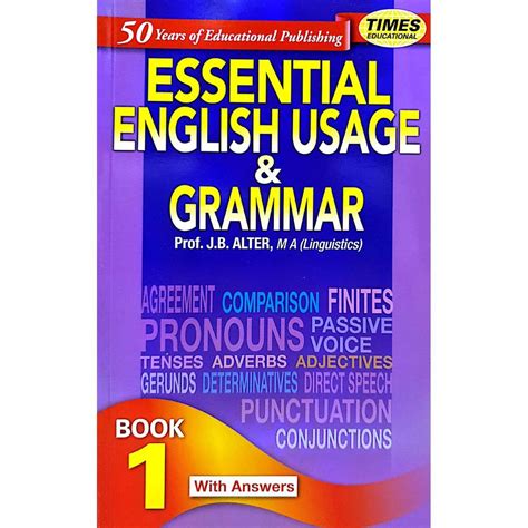 Essential English Usage And Grammar Book 1