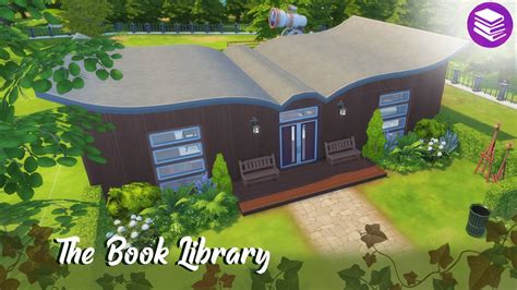 The Book Library | Sims 4 Speed Build - YouTube