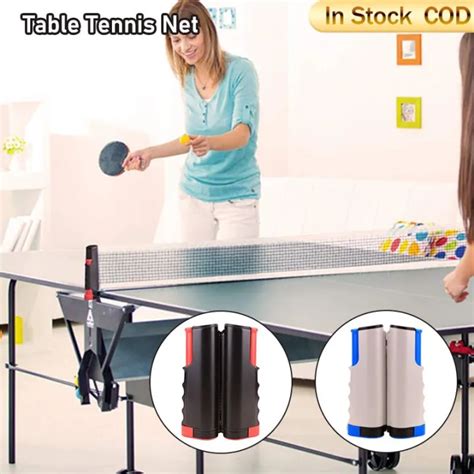 Retractable Table Tennis Net Rack Portable Ping Pong Net For Any Table ...