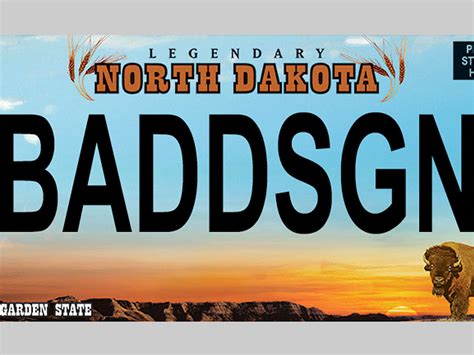 North Dakota License Plate by Adam Wiedman on Dribbble