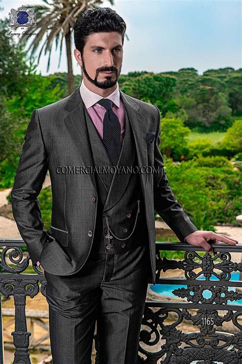 Bespoke Gray Wedding Suit Style Mario Moreno Moyano Abiti Da