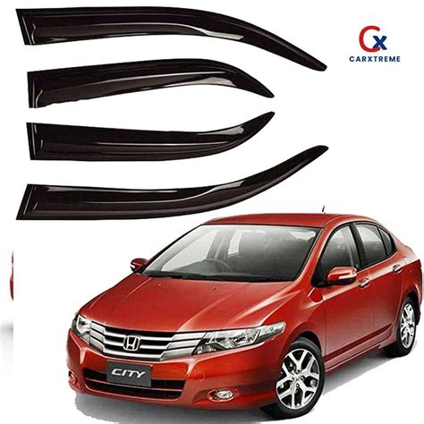 High Quality Honda City Door Visor L Set Of 4 L Black