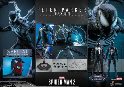Spider Man Hot Toys Give Us Our Best Look At Peter Parker S Venom