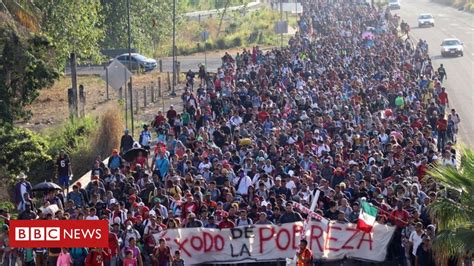 Éxodo de la pobreza Miles de inmigrantes se unen a nueva marcha para