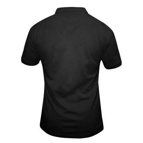 Black Plain Mens Polo Plain T Shirt At Rs 200 Piece In Noida Id