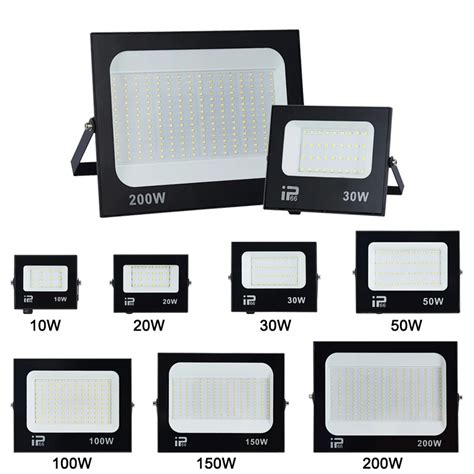 LED Flood Light Faretto Proiettore Illuminazione Esterna 6500k