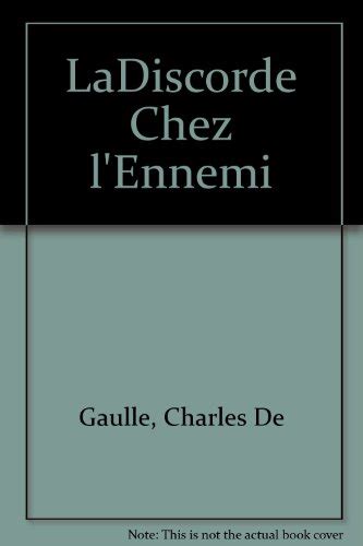 La Discorde Chez L Ennemi