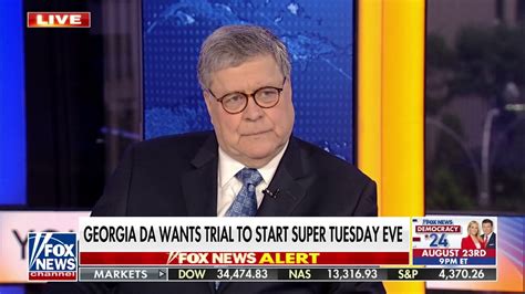 The Federal Cases Against Trump Are Legitimate Bill Barr Fox News Video