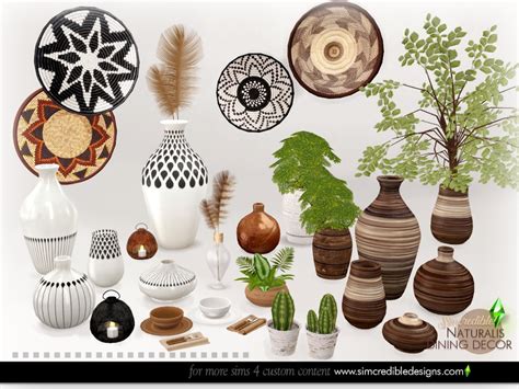 The Sims Resource Naturalis Dining Decor