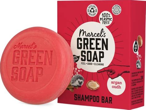 Marcel S Green Soap Shampoobar Argan Oudh 90 Gr Bol