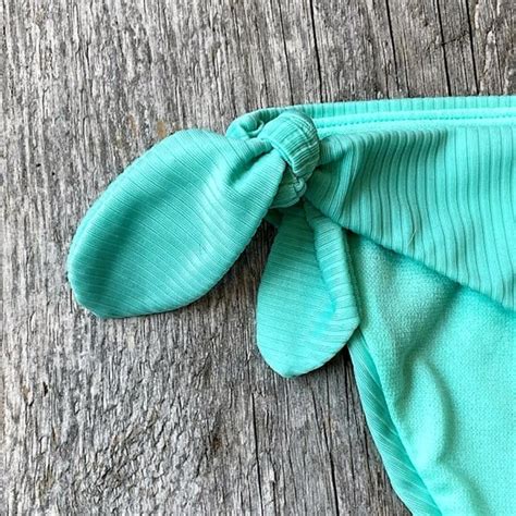 No Boundaries Swim Jr M No Boundaries Mint Side Tie Bikini