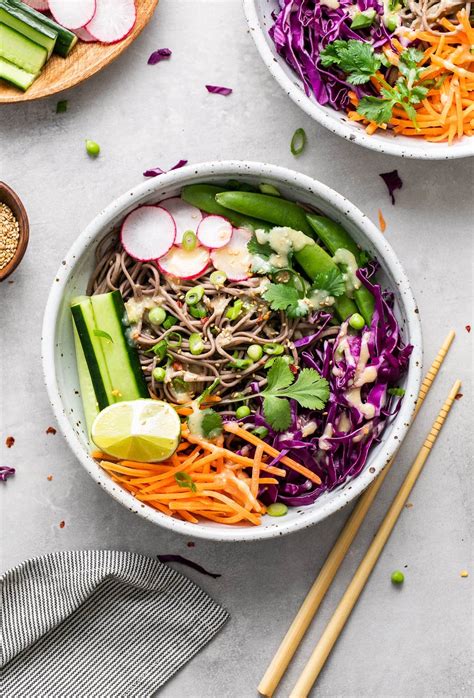 Soba Noodle Bowl Quick Easy The Simple Veganista